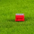 Miniature red garden ornament micro landscape succulent plant decorative cute small figurine item. - Chess Table