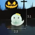 Cute ghost resin miniature figurine for Halloween micro landscape decoration item. - Blue Ghost