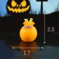 Halloween resin miniature pumpkin figurine ornament for micro landscape desktop decor. - Gift Bag