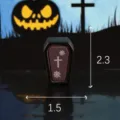 Halloween resin coffin ornament mini figurine micro landscape gothic spooky decor accessory - Cross