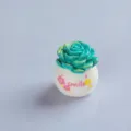Mini pianta grassa in vaso statuetta vaso bianco pianta verde decorazione micro paesaggio - Farfalla di Giada