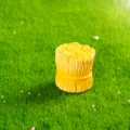 Mini Yellow Hay Bale Figurine Micro Landscape DIY Garden Decor Miniature Accessory - Round Hay Bale