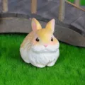 Simpatica statuetta di coniglio in resina per decorazione giardino paesaggio, animale realista. - Coniglio nano