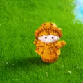 Mini scarecrow figurine resin craft miniature micro landscape fairy garden DIY decor ornament - Skirt Scarecrow