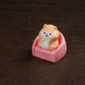 Miniature animal resin figurine pink sofa toy cute desktop ornament cute desk decor 3.5cm - Sofa Hamster