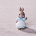 Miniatura statuetta di coniglio pastorale vintage, carina decorazione da scrivania e ornamento. - Coniglietto di Tenuta
