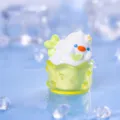 Figurina animale carino smoothie estivo micro paesaggio giocattolo DIY decorazione auto - Anatra Smoothie