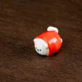 Mini cute animal figurine resin ornament micro landscape desktop decoration toy cute gift. - Puppy Red Rice Roll