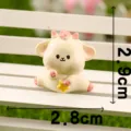 Miniature Resin Zodiac Animal Figurine Cute Toy Moss Micro Landscape Decoration 2.9cm - No.8 Goat