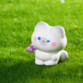Cute siamese cat miniature figurine, perfect for diy garden bonsai succulent ornament - Butterfly Cat