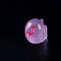 Simpatica statuetta in resina di fantasma viola per decorazione di Halloween e micro paesaggio. - Fantasma di Notte in Tessuto