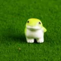 Cute cartoon strange frog resin figurine micro landscape desktop small ornament 3cm - Scratching Frog