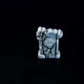 Resin Halloween miniature tombstone skull figurine ornament, 2.5cm compact spooky desktop decor. - Tombstone Two