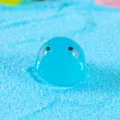 Cute resin slime miniature figurine ornament, translucent blue desktop micro landscape toy decor. - Small Shark