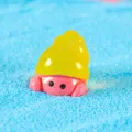 Cute luminous resin hermit crab figurine for micro landscape ocean animal decor SKU - Hermit Crab