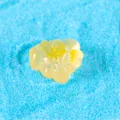 Yellow resin micro landscape figurine, cute luminous marine animal DIY accessory. - Yellow Sea Anemone