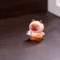 Simpatica statuetta di gatto in miniatura decorazione da scrivania giocattolo in resina - Gatto di Servizio