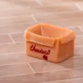 Scatola portaoggetti in resina cioccolato in miniatura casa delle bambole micro paesaggio - Scatola in cartone ondulato