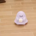 Simpatica statuetta fantasma viola miniatura casa delle bambole decoro scrivania 2.5cm - Viola