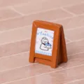 Miniature en resine enseigne chat boulangerie, joli decor de bureau variante 2x1.5cm - Chat de Boulangerie-Petit Tableau Noir