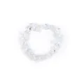 Bracciale in frammenti di pietre naturali in stile variante di cristallo bianco irregolare - Opale