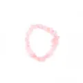 Bracciale in cristallo di quarzo rosa naturale con perline di pietre preziose per donna e - Quarzo rosa