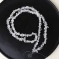 Natural clear quartz crystal chips semi-finished long strand bead for jewelry DIY crafting - White Crystal