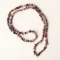 Natural colorful crystal gemstone chip beads strand for DIY jewelry making and crafting - Tourmaline