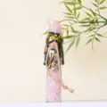 Crystal wishing bottle variant, pink quartz stone chips and glass bottle ornament. - Rose Quartz Raw Stone Bottle