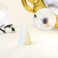 Opal style cone ring holder desktop jewelry display stand storage base for rings and bands - Opal