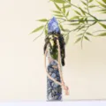 Natural crystal gravel wishing bottle magic bottle crystal stone energy bottle home decor ornament - Blue Veined Stone Raw Stone Bottle