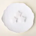 Natural crystal stone star pocket stones set white jade five-pointed star desktop decor - White Jade