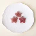 Natural Crystal Star Pocket Stone Pink Five-Pointed Star Healing Crystal Quartz Decor - Strawberry Quartz