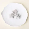 Natural crystal stone star pocket ornament, healing crystal pentagram decor variant. - Auspicious Jade