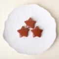 Natural goldstone star pocket stones crystal healing gemstone decoration 3cm set of three - Gold Sandstone