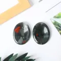 Natural crystal worry stone polished palm stone stress relief massage stone for relax use. - African Bloodstone