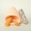 Set de quemador de incienso de ceramica con madera de palo santo natural y salvia blanca SKU - Conjunto de Chimenea / Conjunto de Madera Sagrada y Salvia / Rosa Melocotón
