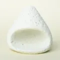 Quemador incienso cráter lunar blanco, difusor de aroma en cono estilo roca volcánica para hogar. - Chimenea Sola / Tipo estándar / Blanco lechoso