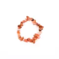 Bracciale con pietre naturali chips agata rossa cristallo perle stile alla moda - Agata rossa