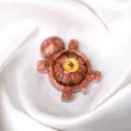 Resin crystal stone turtle figurine desktop ornament lucky goldstone turtle gift crafts decor - Red Jasper