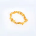 Bracciale in ghiaia di pietra preziosa di cristallo naturale, gioielli vintage da donna - Citrino