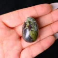 Natural Crystal Stone Small Egg Figurine Polished Gemstone Mineral Specimen Home Decor - Dragon Blood Stone