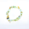 Bracciale in pietra frantumata agata cristallo naturale unisex vintage gioiello regalo. - Amazzonite