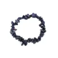 Bracciale Con Pietre Dure Di Goldstone Blu Cristallo Di Guarigione Gioiello Unisex - pietra blu