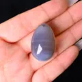 Natural crystal 30x20mm small egg figurine polished gemstone bird egg home decoration - Agate