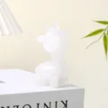 Natural White Crystal Giraffe Figurine Carved Gemstone Desktop Ornament Home Decor Gift - White Crystal