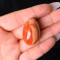 Natural crystal polished mini egg stone ornament gemstone home decor healing crystal egg - Red Jasper