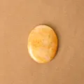 Pierre de souci en cristal naturel massage des mains ovale lisse anti stress poche cristal déco - Topaze