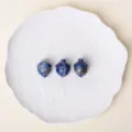 Natural crystal acorn stone carving mini fruit pendant ornament set for home decor - Lapis Lazuli