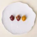 Natural crystal acorn figurine variant, assorted colors, mini stone fruit decor ornament - Yellow Jasper